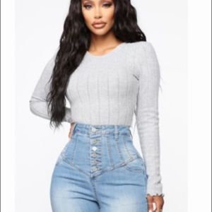 Heather Grey Sweater